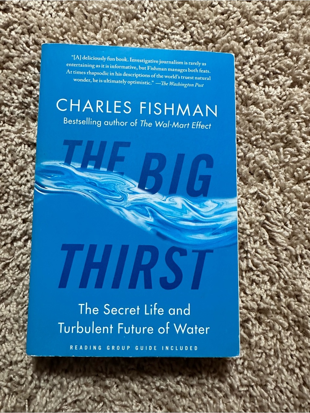 The Big Thirst by Charles Fishman - Bright Blue Paperback